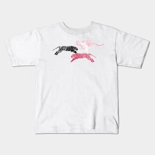 Swift Stripes - Pink Kids T-Shirt